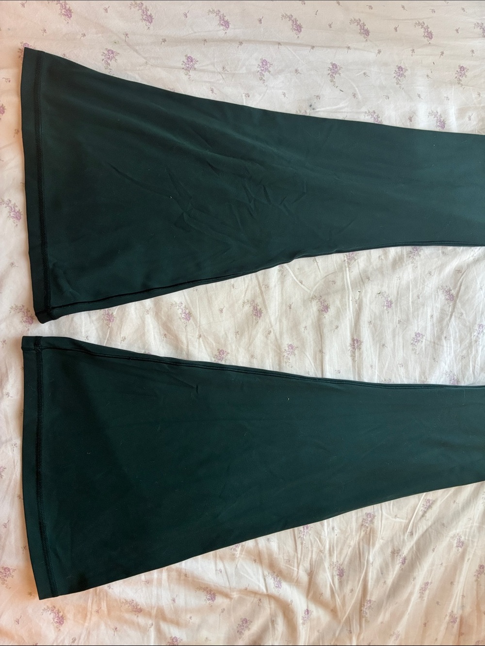 aerie Forest Green Wide-Leg High-Rise Pants - Picture 4 of 4